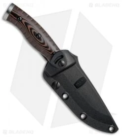 Buck Knives Buck Small Selkirk Fixed Blade Knife Micarta (3.875" Satin) 0853BRS -Buck Knives Buck Small Selkirk Micarta 0853BRS B BHQ 66594 jr sheath