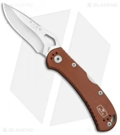 Buck Knives Buck SpitFire Lockback Knife Brown (3.25" Satin) 0722BRS