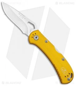Buck Knives Buck SpitFire Lockback Knife Yellow (3.25" Satin) 0722WYS1