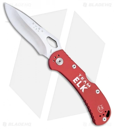 Buck Knives Buck SpitFire RMEF Lockback Knife Red (3.25" Satin) 0722ORDSRMEF 1 Buck Knives Buck SpitFire RMEF Lockback Knife Red (3.25" Satin) 0722ORDSRMEF