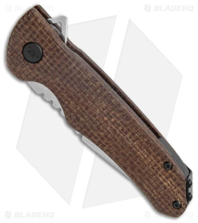 Buck Knives Buck Sprint Classic Pro Liner Lock Knife Burlap Micarta (3" Satin) 0841BRS1 2 Buck Knives Buck Sprint Classic Pro Liner Lock Knife Burlap Micarta (3" Satin) 0841BRS1 - Image 2