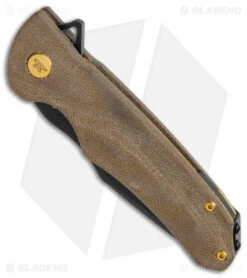 Buck Knives -Buck Knives Buck Sprint OPS LL Pro 2022 Limited Edition Green Micarta Black BHQ 156408 jr spine