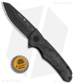 Buck Knives Buck Sprint OPS Liner Lock Knife Pro Marble Carbon Fiber (3" Black) 0843CFS -Buck Knives Buck Sprint OPS LL Pro Marble CF Black BHQ 146045 jr bottlecap