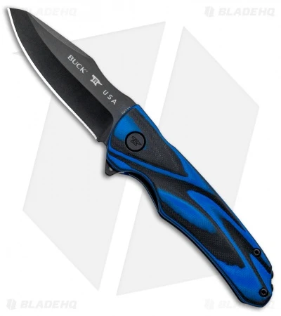 Buck Knives Buck Sprint Ops Pro Liner Lock Knife Blue/Black G-10 (3.125" Black) 0842BLS 1 Buck Knives Buck Sprint Ops Pro Liner Lock Knife Blue/Black G-10 (3.125" Black) 0842BLS