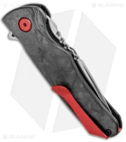 Buck Knives Buck Sprint Pro Liner Lock Knife Marble Carbon Fiber (3.125" Satin) 0841CFS -Buck Knives Buck Sprint Pro LL Marble CF Satin 0841CFS BHQ 92955 jr side