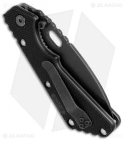 Buck Knives Buck Strider SBMF Military Folder Liner Lock Knife Black G-10 (3.5" Black) -Buck Knives Buck Strider SBMF Military LL Black G 10 Black B889 BK BHQ 71306 jr side