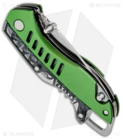 Buck Knives Buck Summit Liner Lock Knife Multi-Tool Green (2.5" Satin Serr) -Buck Knives Buck Summit LL Multi Tool Green Serr 7600 GRX BHQ 71303 jr side