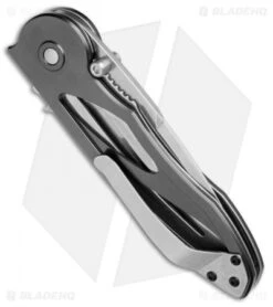 Buck Knives Tempest Liner Lock Knife Dark Gray (3.12" Satin) -Buck Knives Buck Tempest LL Dark Gray Satin 0296GYS B BHQ 2198 jr side