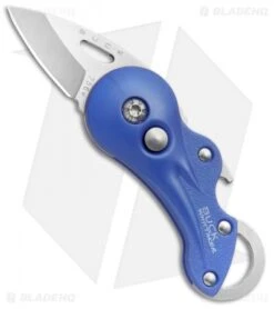 Buck Knives Buck Transport Light Blue Folding Key Chain Pocket Knife (1.2" Satin) 0756BLS-B1