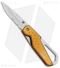 Buck Knives Buck Whittaker Approach Liner Lock Knife Orange (2.625" Satin Serr)