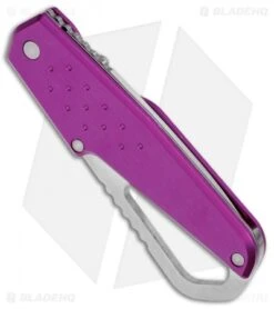 Buck Knives Buck Whittaker Approach Liner Lock Knife Purple (2.625" Satin Serr) 6 Buck Knives Buck Whittaker Approach Liner Lock Knife Purple (2.625" Satin Serr) -Buck Knives Buck Whittaker Approach LL Purple B752 PLX BHQ 71307 jr side