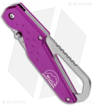 Buck Knives Buck Whittaker Approach Liner Lock Knife Purple (2.625" Satin Serr) 2 Buck Knives Buck Whittaker Approach Liner Lock Knife Purple (2.625" Satin Serr) - Image 2