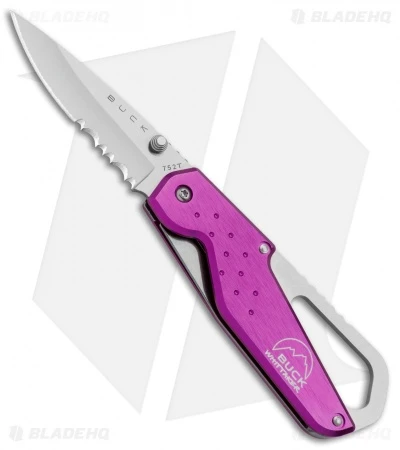 Buck Knives Buck Whittaker Approach Liner Lock Knife Purple (2.625" Satin Serr) 1 Buck Knives Buck Whittaker Approach Liner Lock Knife Purple (2.625" Satin Serr)