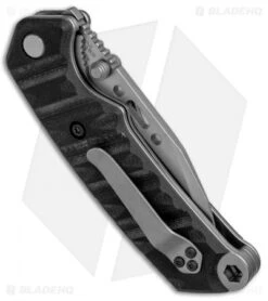 Buck Knives TOPS Knives / Buck CSAR-T Liner Lock Folding Knife (3.5" Bead Blast Plain) -Buck Knives TOPS Buck CSAR T BB 0095BKSTP B BHQ 5148 jr side 2