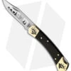 Buck Knives Yellowhorse Custom Buck 110 Elk Lockback Knife Ebony Wood (3.8" Satin)