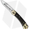 Buck Knives Yellowhorse Custom Buck 110 Torto Lockback Knife Ebony Wood (3.8" Satin)