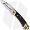 Buck Knives Yellowhorse Custom Buck 112 Torto Lockback Knife Ebony Wood (3" Satin)