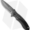 Buck Knives Buck Trigger Liner Lock Knife Aluminum (3.25" Gray Serr) 0865BKX