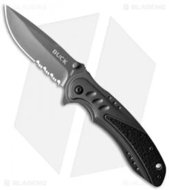 Buck Knives Buck Trigger Liner Lock Knife Aluminum (3.25" Gray Serr) 0865BKX