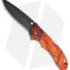 Buck Knives Buck BHW Bantam Orange Camo Lockback Knife (3.625" Black)
