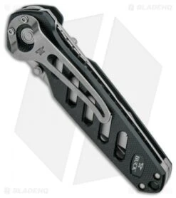 Buck Knives Buck 183 Alpha Crosslock Knife Orange W/Saw & Gut Hook Blade (3" Satin) 0183ORS1 5 Buck Knives Buck 183 Alpha Crosslock Knife Orange W/Saw & Gut Hook Blade (3" Satin) 0183ORS1 -Buck Knives buck alpha crosslock green 183grs b side