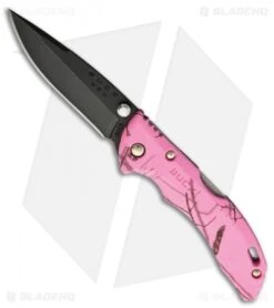 Buck Knives Buck Bantam BBW Lockback Knife Pink Camo (2.75" Black)