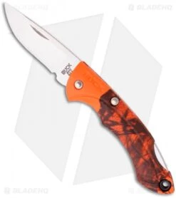 Buck Knives Buck Nano Bantam Lockback Knife Mossy Oak Blaze Camo (1.88" Satin) 0283CMS9-B