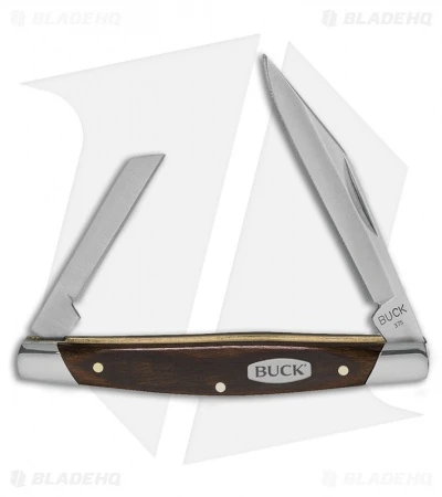 Buck Knives Buck Deuce Knife 2.625" Woodgrain 0375BRS 1 Buck Knives Buck Deuce Knife 2.625" Woodgrain 0375BRS