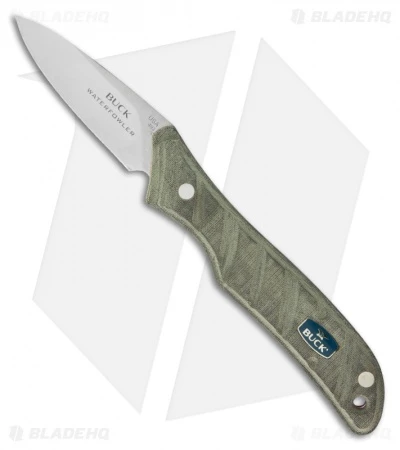 Buck Knives Buck Micarta Harvest Waterfowler Knife Fixed Blade (2.5" Satin Plain) 0493BKS 1 Buck Knives Buck Micarta Harvest Waterfowler Knife Fixed Blade (2.5" Satin Plain) 0493BKS