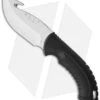 Buck Knives Buck Omni Hunter 12PT Guthook Knife Black Fixed Blade (4" Satin Plain) 0393BKG