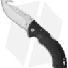 Buck Knives Buck Folding Omni Hunter 12PT Guthook Knife Black (4" Satin Plain) 0398BKG