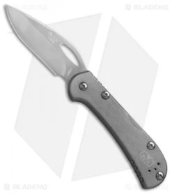 Buck Knives Buck Mini SpitFire Lockback Knife Gray (2.75" Satin) 0726GYS