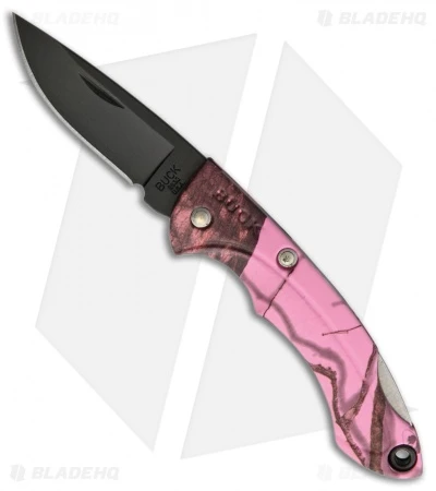 Buck Knives Buck Nano Bantam Lockback Knife Pink Camo (1.875" Black) 1 Buck Knives Buck Nano Bantam Lockback Knife Pink Camo (1.875" Black)