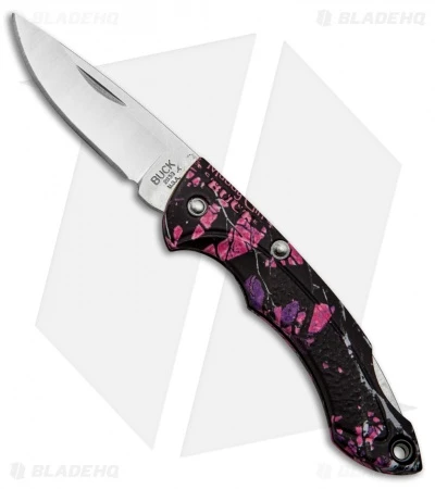 Buck Knives Buck Nano Bantam Lockback Knife Pink Muddy Girl Camo (1.875" Satin) 0283CMS31 1 Buck Knives Buck Nano Bantam Lockback Knife Pink Muddy Girl Camo (1.875" Satin) 0283CMS31