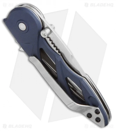 Buck Knives Buck Rush Spring Assisted Knife Blue Aluminum (2.5" Satin) 0290BLS1 2 Buck Knives Buck Rush Spring Assisted Knife Blue Aluminum (2.5" Satin) 0290BLS1 - Image 2