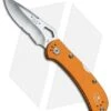 Buck Knives Buck SpitFire Lockback Knife Orange (3.25" Satin Serr) 0722ORX1