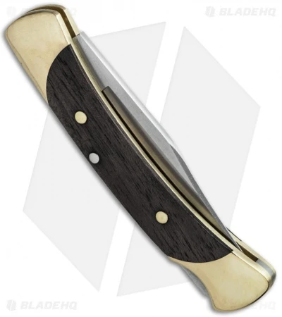 Buck Knives Buck The 55 Lockback Knife Brass/Ebony (2.375" Satin) 0055BRS 2 Buck Knives Buck The 55 Lockback Knife Brass/Ebony (2.375" Satin) 0055BRS - Image 2