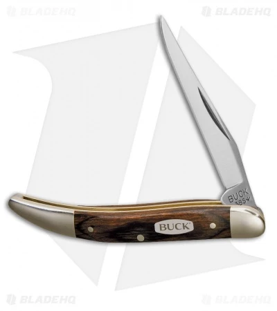 Buck Knives Buck Toothpick Knife 3" Woodgrain 0385BRS 1 Buck Knives Buck Toothpick Knife 3" Woodgrain 0385BRS