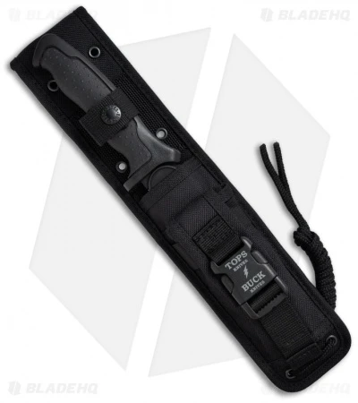 Buck Knives TOPS Knives / Buck Large Nighthawk Fixed Blade Knife (6.5" Plain) 0650BKSTP-B 2 Buck Knives TOPS Knives / Buck Large Nighthawk Fixed Blade Knife (6.5" Plain) 0650BKSTP-B - Image 2