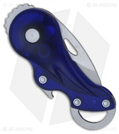 Buck Knives Buck Transport Blue Folding Key Chain Pocket Knife (1.25" Satin) 0756BLS-B 2 Buck Knives Buck Transport Blue Folding Key Chain Pocket Knife (1.25" Satin) 0756BLS-B - Image 2