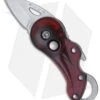 Buck Knives Buck Transport Red Folding Key Chain Pocket Knife (1.25" Satin) 0756RDS-B